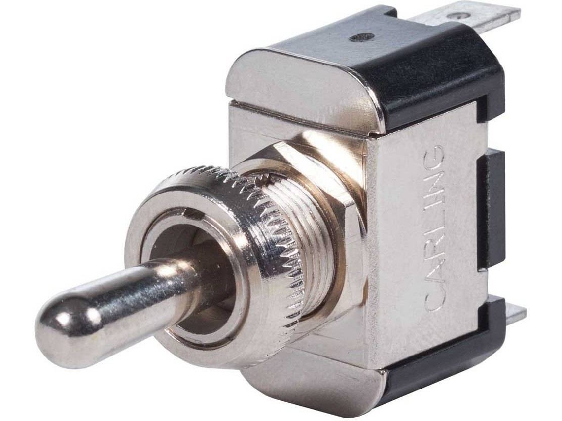 Interruptor BLUE SEA Panel Switch Spdt On/Off/On Prateado