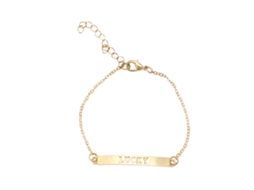 Pulseira Feminina Moda Ajustável Padrão De Letras Design Estilo Atual