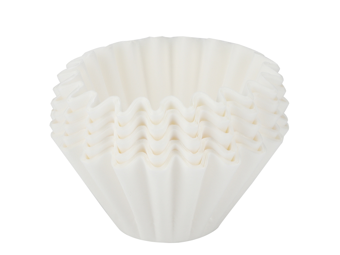 50 Piezas Filtros De Café Desechables En Forma De Taza Ondulada Para Cafeteras