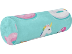 Travesseiro Cilíndrico Suporte Ergonômico Ideal para Viagens, Casa e Escritório