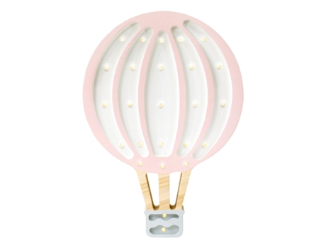 Candeeiro Balão de ar quente Rosa Pastel