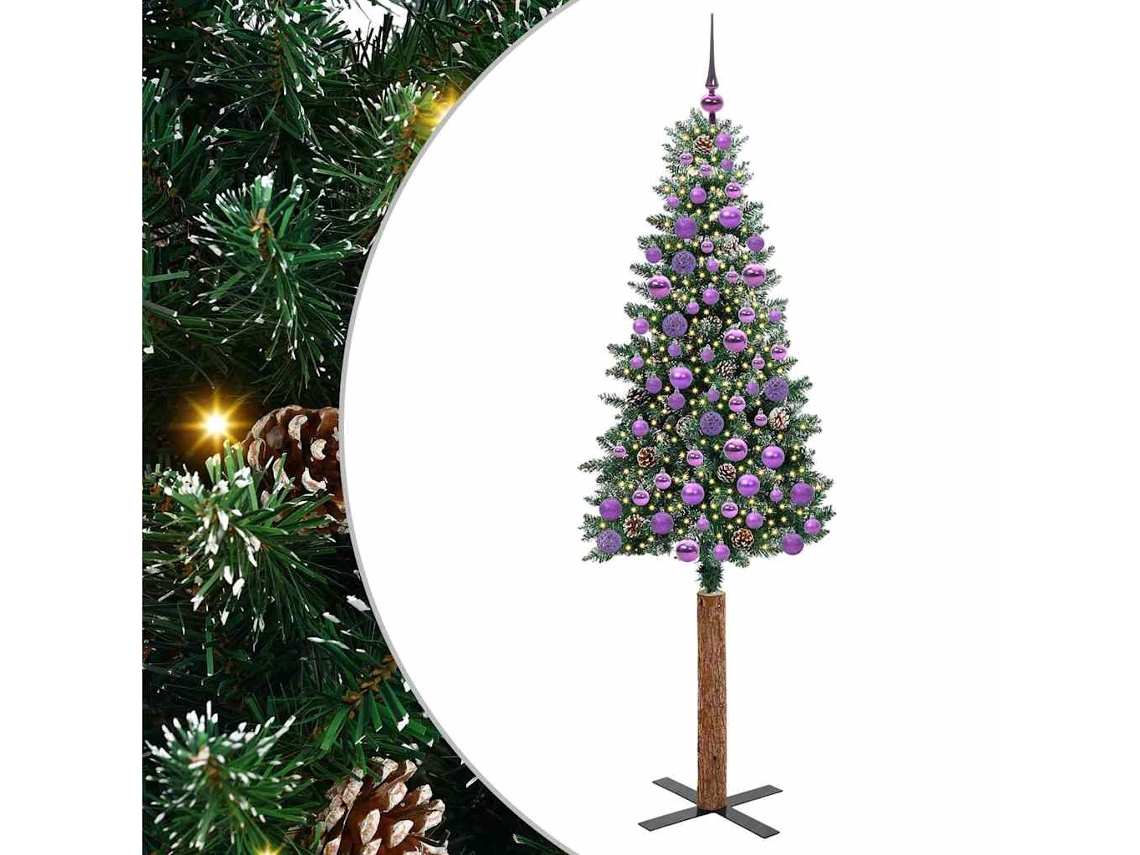 Conjunto 1 Árvore De Natal Vidaxl Verde Pvc (180 Cm)