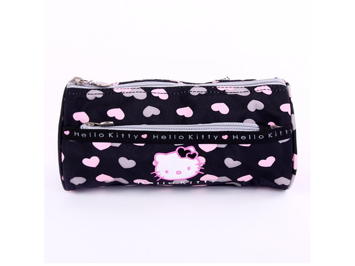 Estojo Com Dois Fechos Hello Kitty