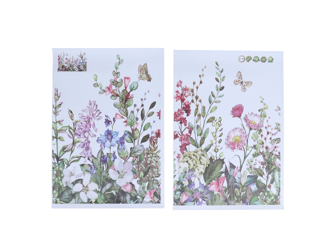 Laxiscreed Adesivos De Parede Florais Autoadesivos Para Decoração Fácil E Versátil