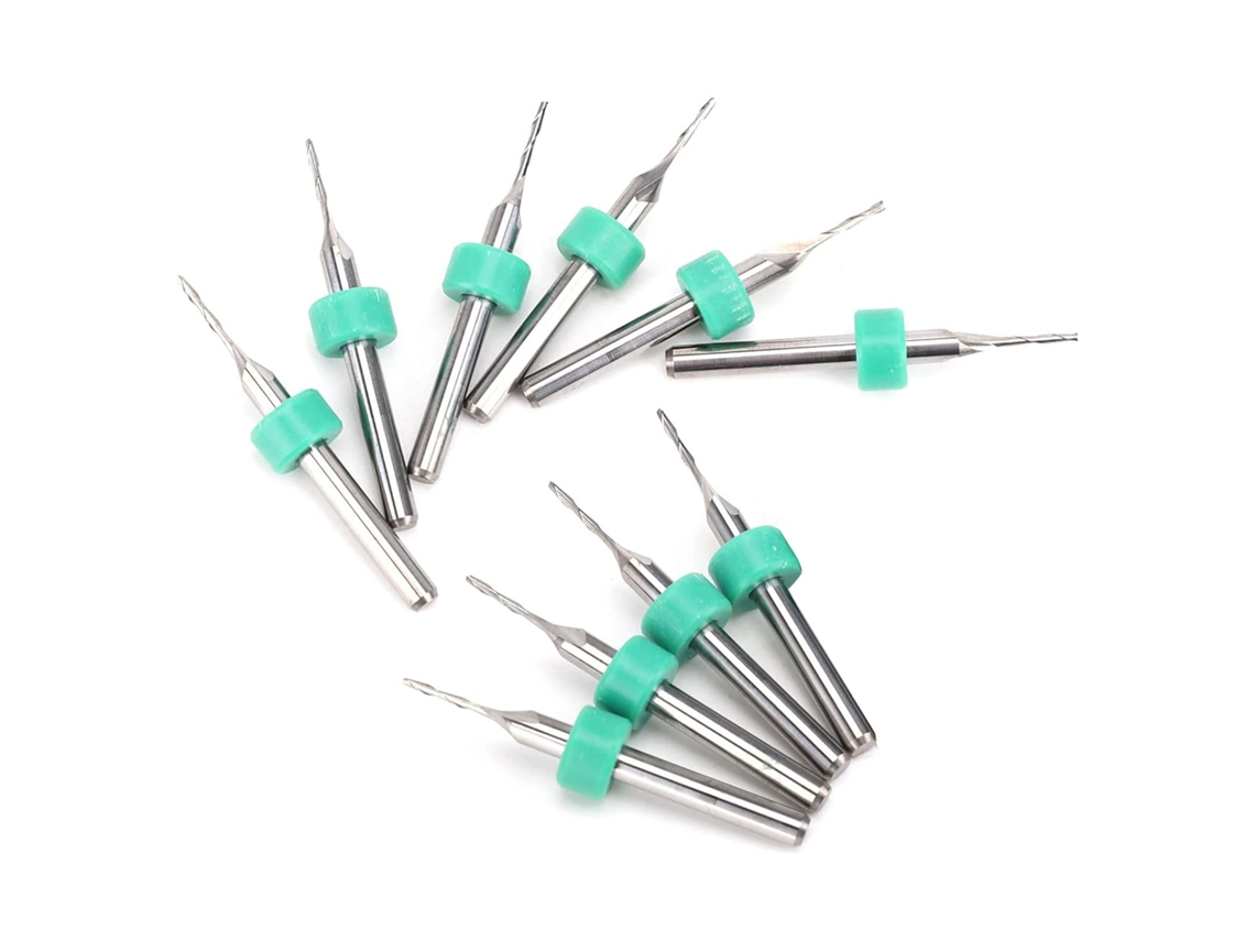 2 10 Aço (2 1,5mm (10 Flautas De Retificação De Carboneto De Aço - Aço Cnc Para Stcs)