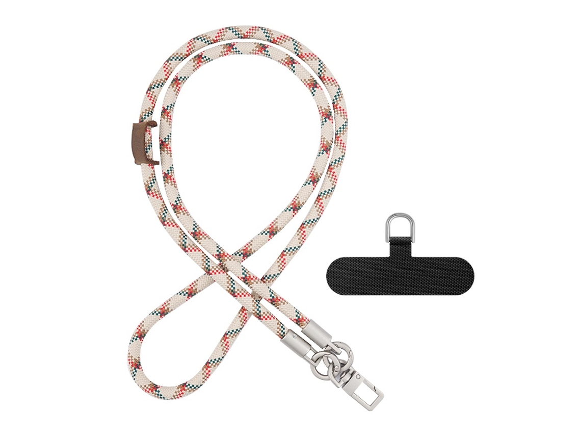 Lurelia Cordão Para Telemóvel Ajustável Anti-perda Transversal 7mm 120 Cm
