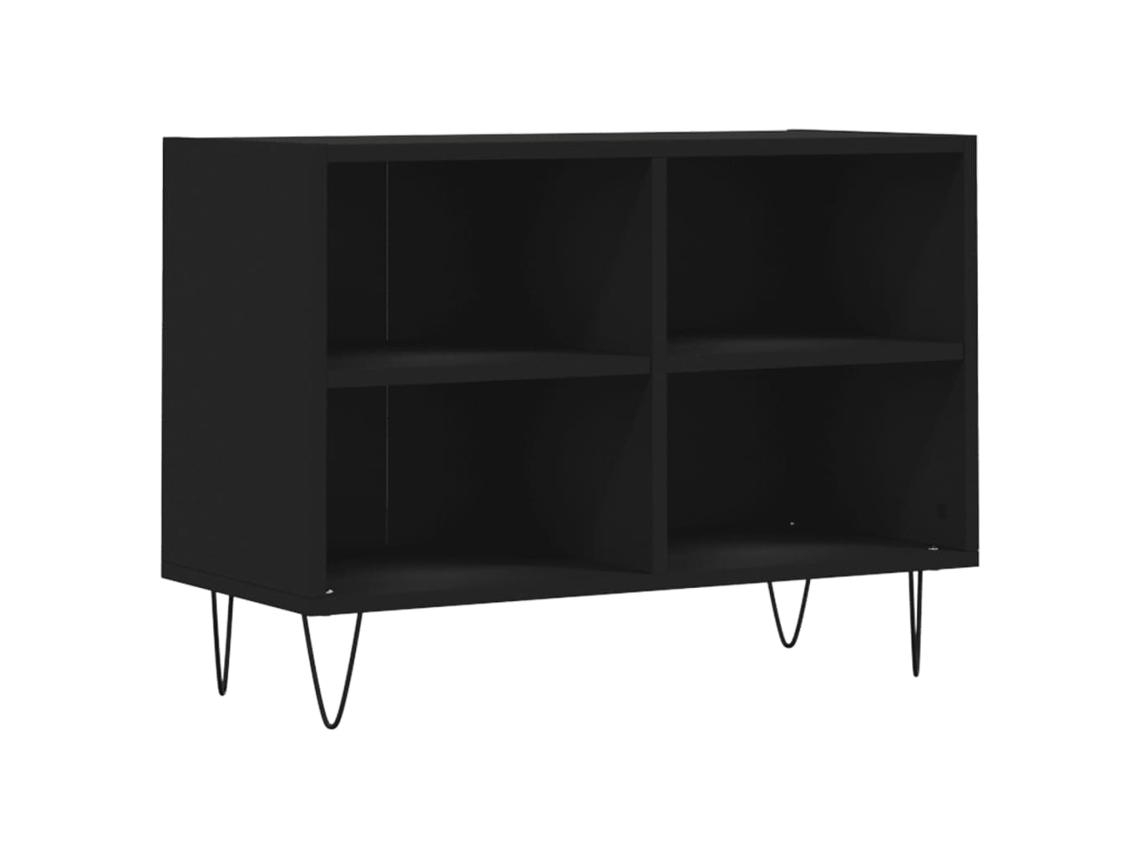 Móvel de tv VIDAXL Preto Madeira processada (69,5x30x50 cm )