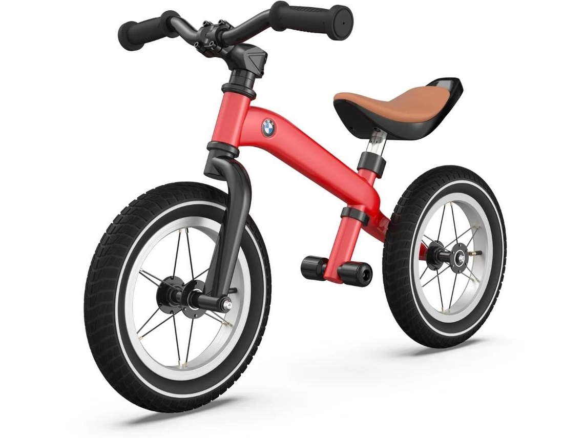 Bicicleta De Equilíbrio 12" Bmw - 3 A 6 Anos - Estrutura Em Alumínio - Vermelho