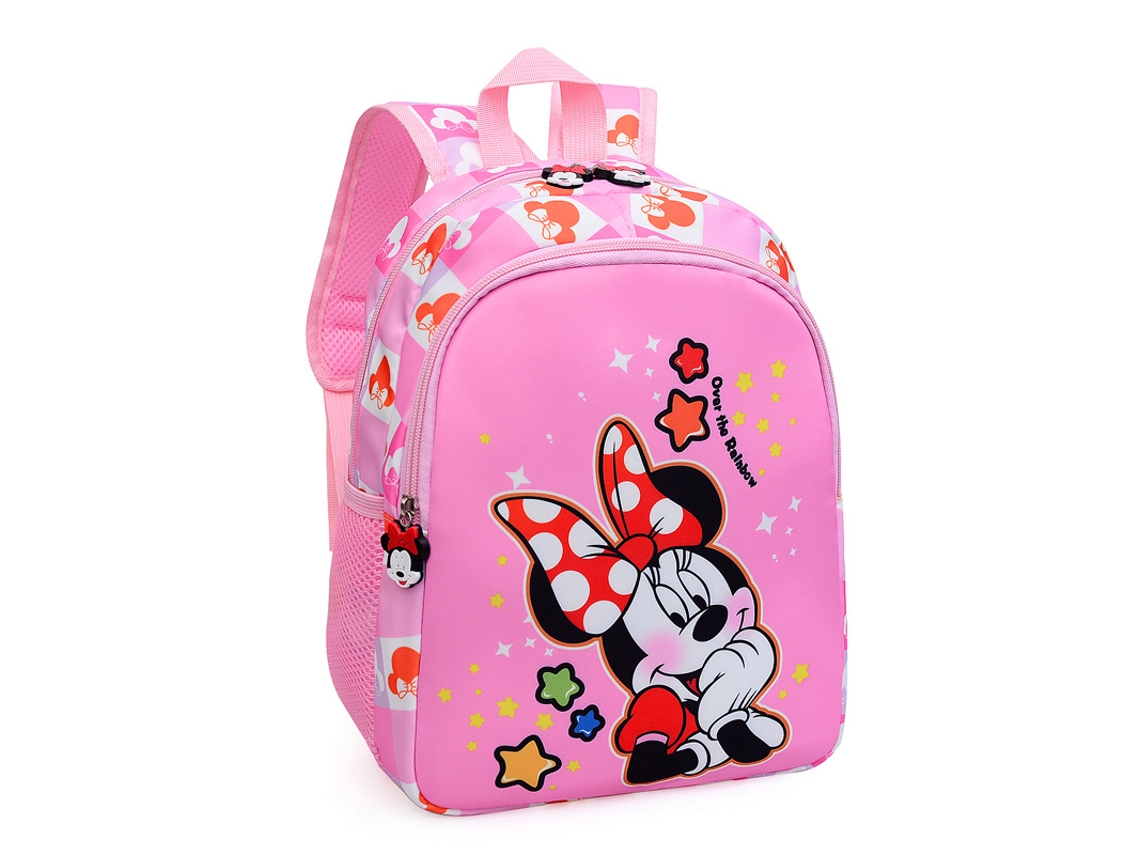Mochila/mochila Escolar Da Minnie Aquaforge