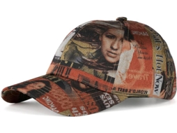 Boné de Corrida Feminino com Estampas Irregulares, Primavera Outono | S/MARCA