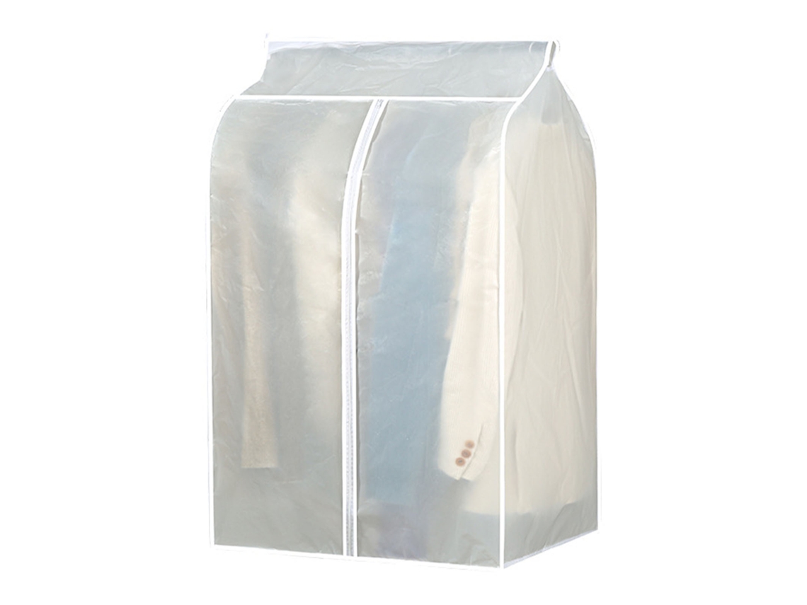 Sacos transparentes para pendurar roupas, camada lavável para guardar casacos, 50 x 60 x 90 cm, Slowmoose
