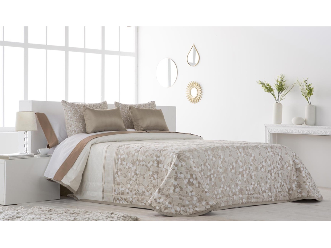 Colcha JVR Aroa (Poliéster - Amarelo - 235 cm)