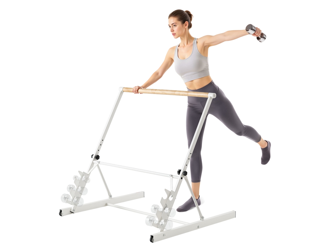 Barra Elástica De Madeira Antiderrapante Para Ballet 1048 X 870 X 950 Mm Vevor