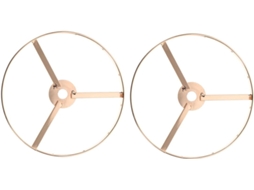 Suporte Para Montagem Diy De Estrutura De Abajur Vintage De Ferro Em 2 Peças