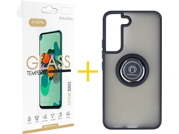 Capa + Película para Samsung Galaxy S22 Plus 5G ACCETEL Preto