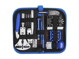 Kit De Ferramentas Para Reparação De Relógios: Abrir Caixa, Ajustar Pulseira, Pinças, Chaves De Fenda, Estojo Portátil