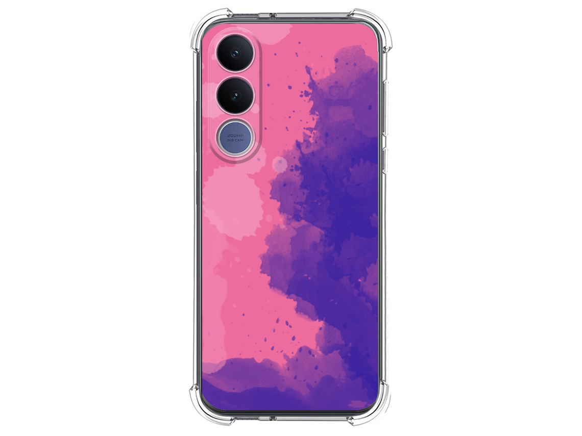 Capa Tumundosmartphone De Silicone Resistente A Impactos Para Vivo V70 Fe Com Estampa Em Aquarela 7 Desenhos