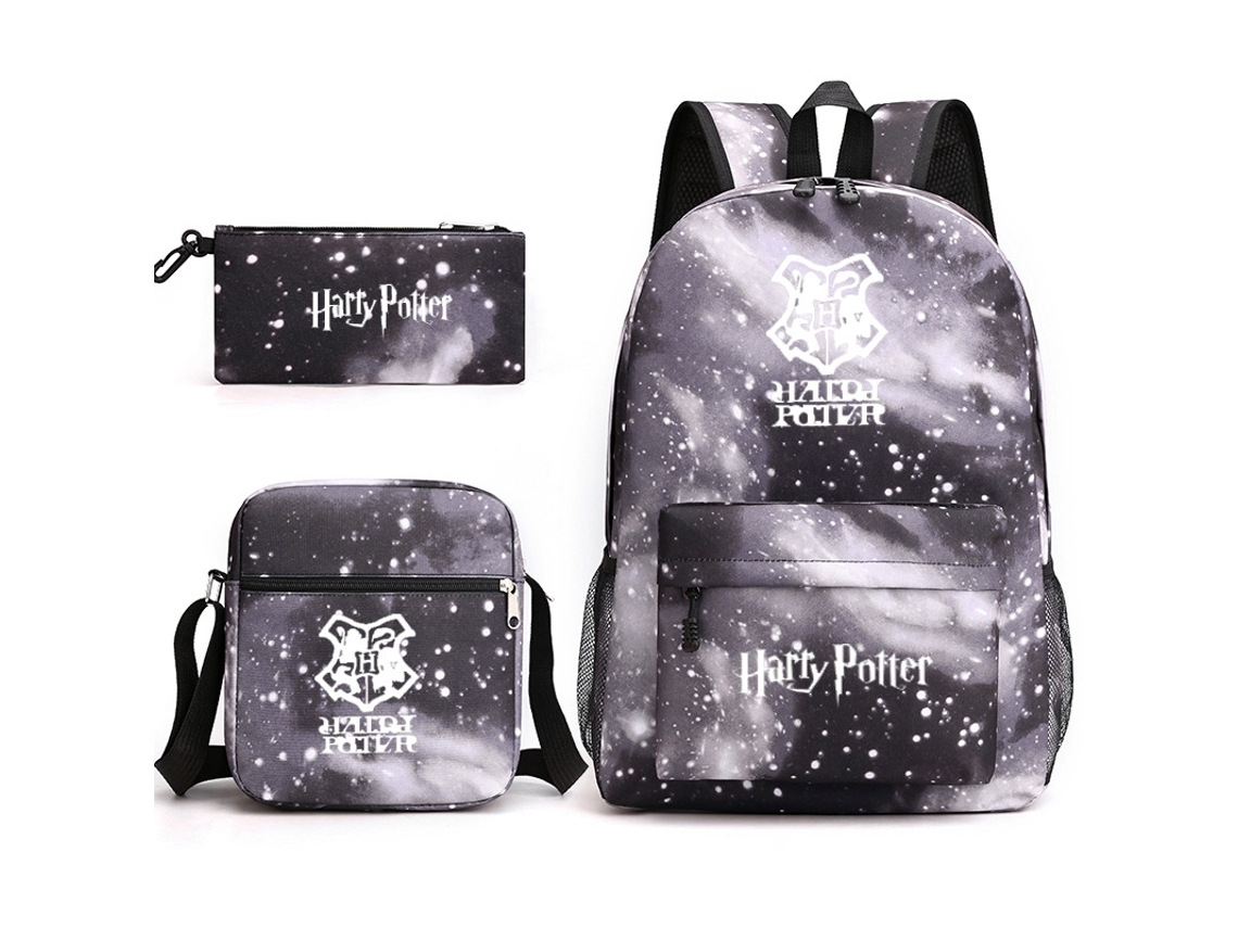 Conjunto Escolar 3 Peças Com Mochila, Estojo E Bolsa De Ombro