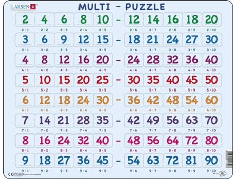 Puzzle LARSEN Maxi La-Ar17 em Forma de 80 Peças