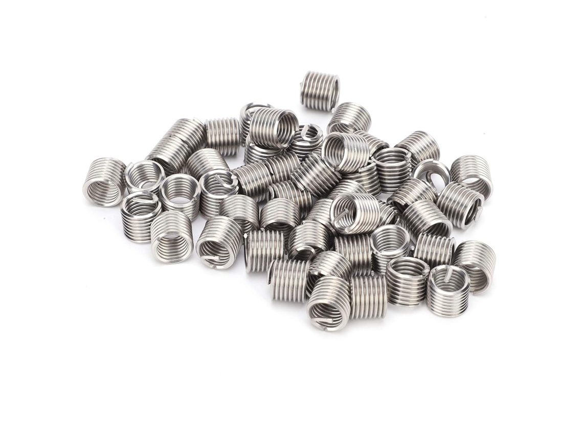 Kit Com 50 Buchas De Reparo Rosca, Aço Inoxidável Sus304, Inserto Fio