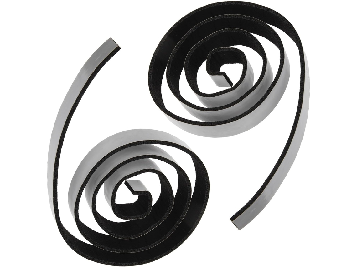 Rolo De Feltro Autoadesivo Preto Para Móveis, 2 Rolos