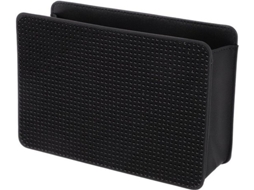 Afvalemmer Inklapbaar - Lixeira Automática 20 X 7 X 14 Cm - Preto Couro - Apropriado Para Suvs E Minivans - Instalação Fácil - Lixeira De Lixo