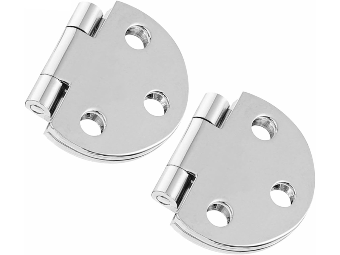 2 Dobradiças Pequenas De Cobre Para Móveis, Giratórias Portas