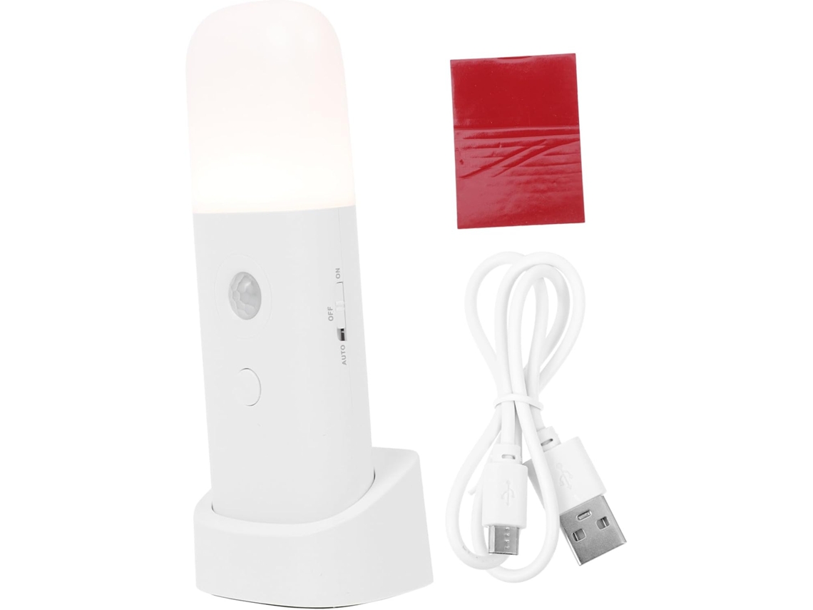 Luz Noturna Com Sensor De Movimento 1w 5 Níveis Brilho Ajustáveis