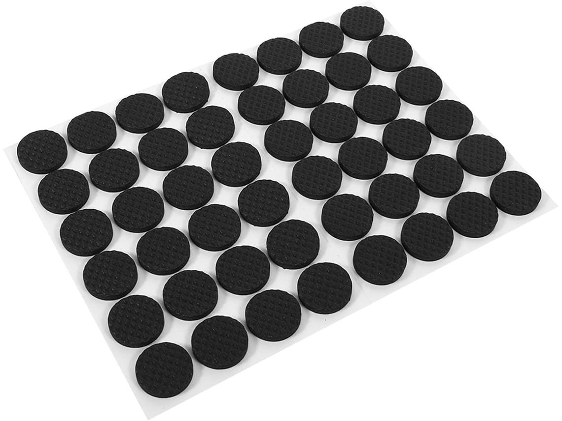 Plplaaoo 48-protetores De Piso Autoadesivos Antiderrapantes, Pretos, Para Móveis, Sofá, Mesa, Cadeira, Almofadas De