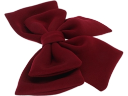 Laço Decorativo Grande Para Capacete De Motocicleta, Cor Vermelho Vinho, Acessório Removível Para Mulheres, Decoração