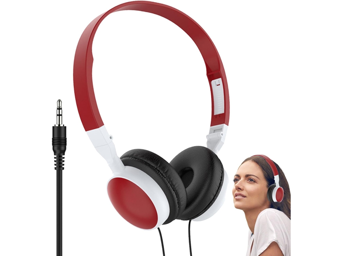 Fone De Ouvido Para Pc, Supra Auricular, Dobrável, Para Jogos, Estéreo, Com Graves Potentes