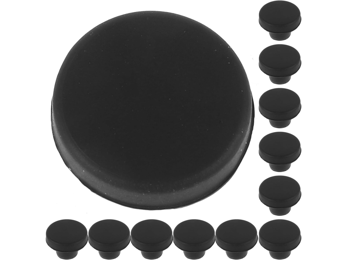 Tampões De Silicone Preto Doitool Para Orifícios, Resistentes A Altas Temperaturas, 7, 5mm De Diâmetro, Pacote Com 20 Unidades