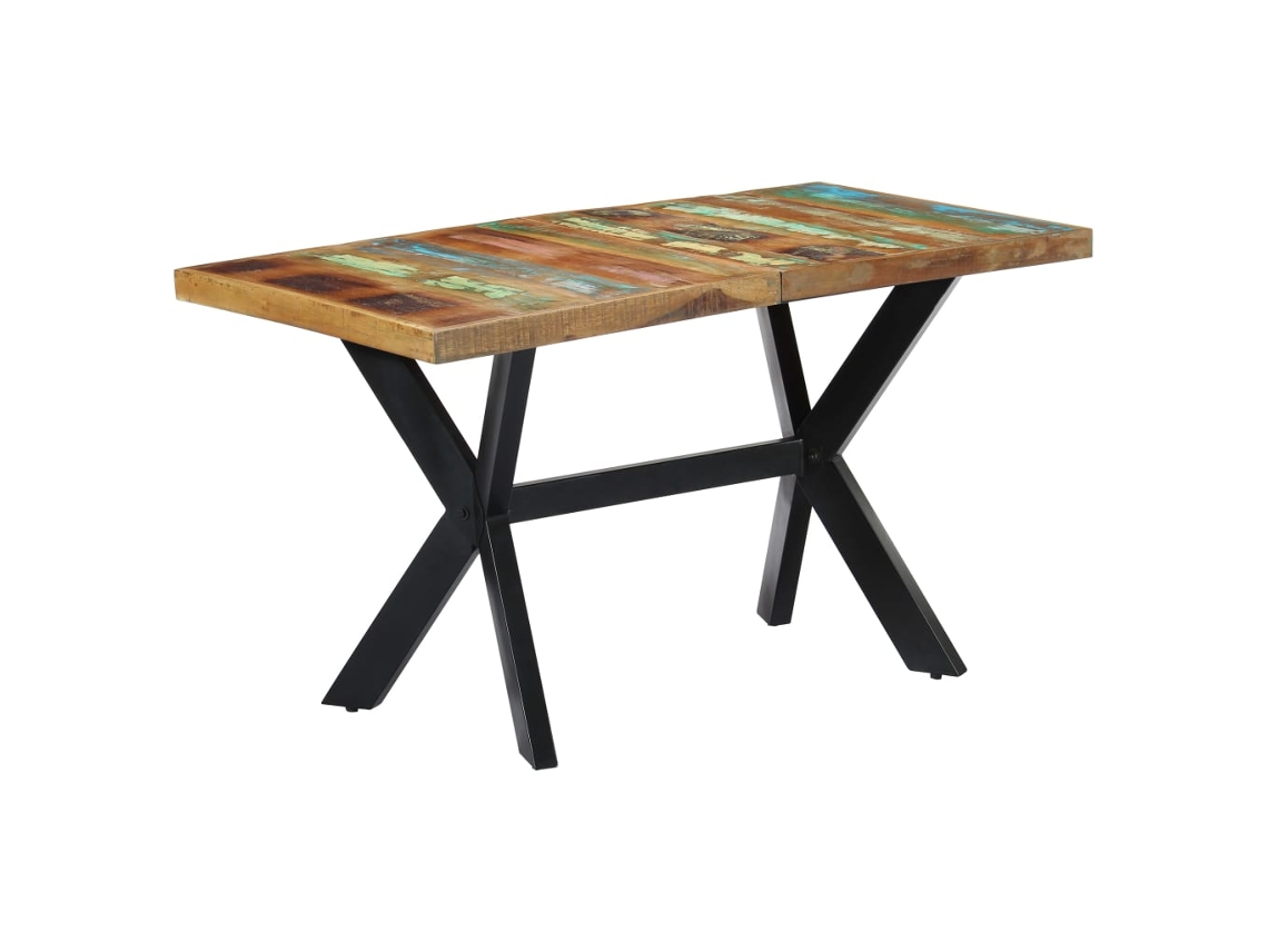 Mesa De Jantar 140x70x75 Cm Madeira Recuperada Maciã§a DKD HOME DECOR