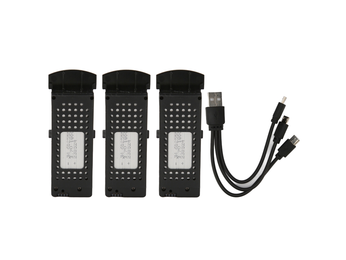 3 baterias de lítio 3,7 V 1800 mAh para drones de controle remoto SG S6 G6 Q6 Quadcopter