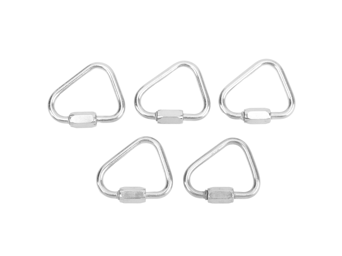 Carabiner Triangular Inox 3,5mm Camping Trekking