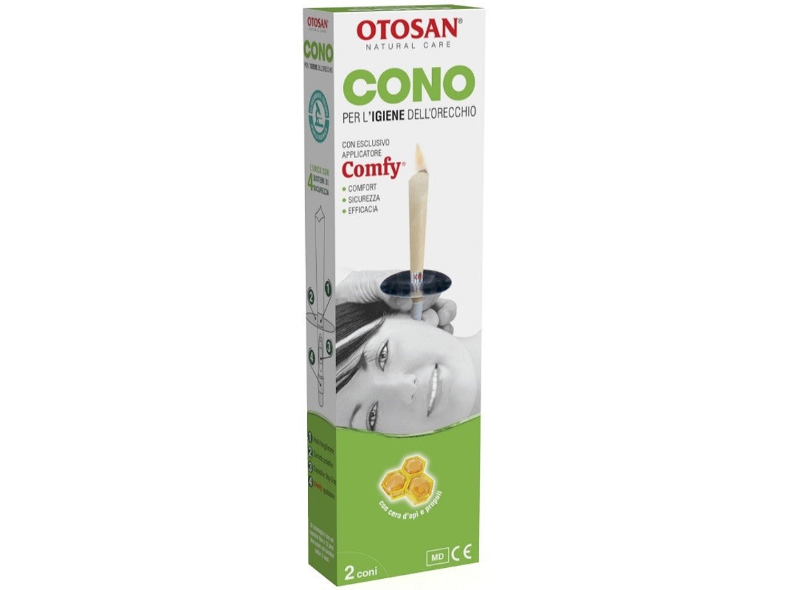 Otosan Cone Para A Higiene Das Orelhas Otosan+própolis 2 Peças Otosan