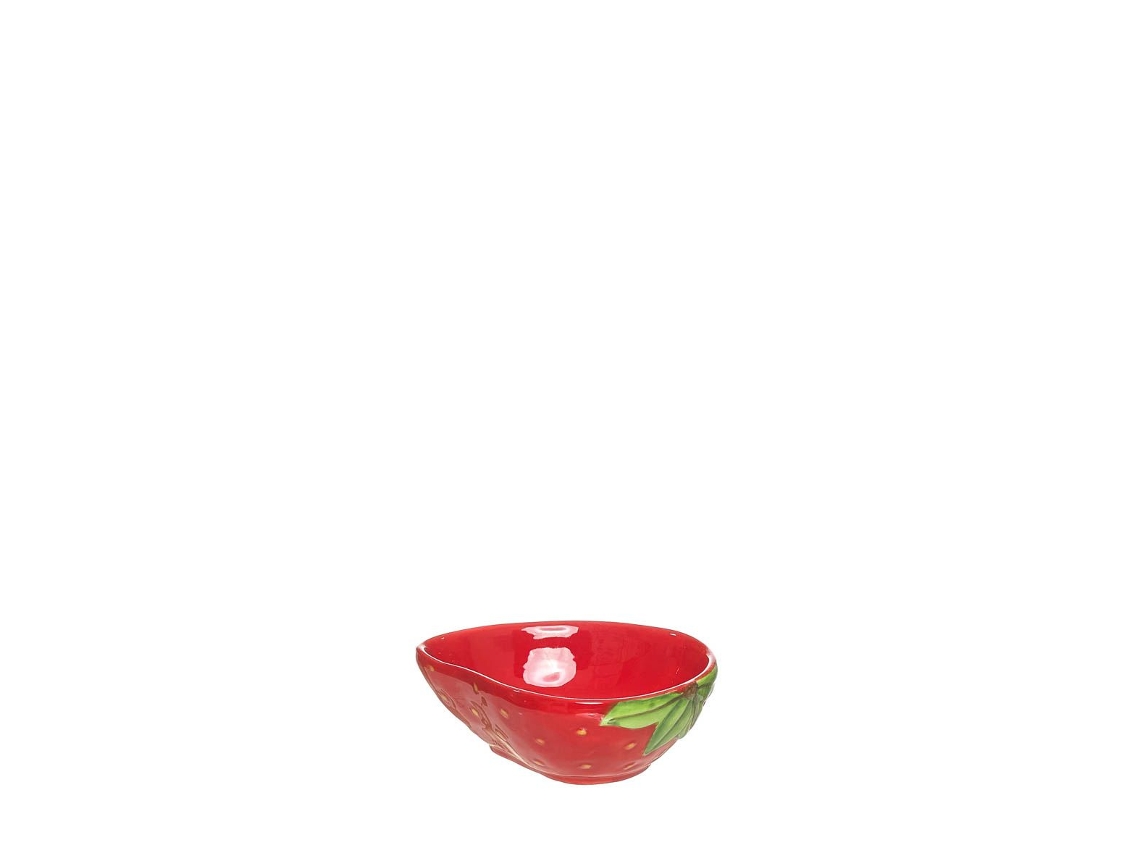 Morango Ceramica Taca 15cm Imporcelos
