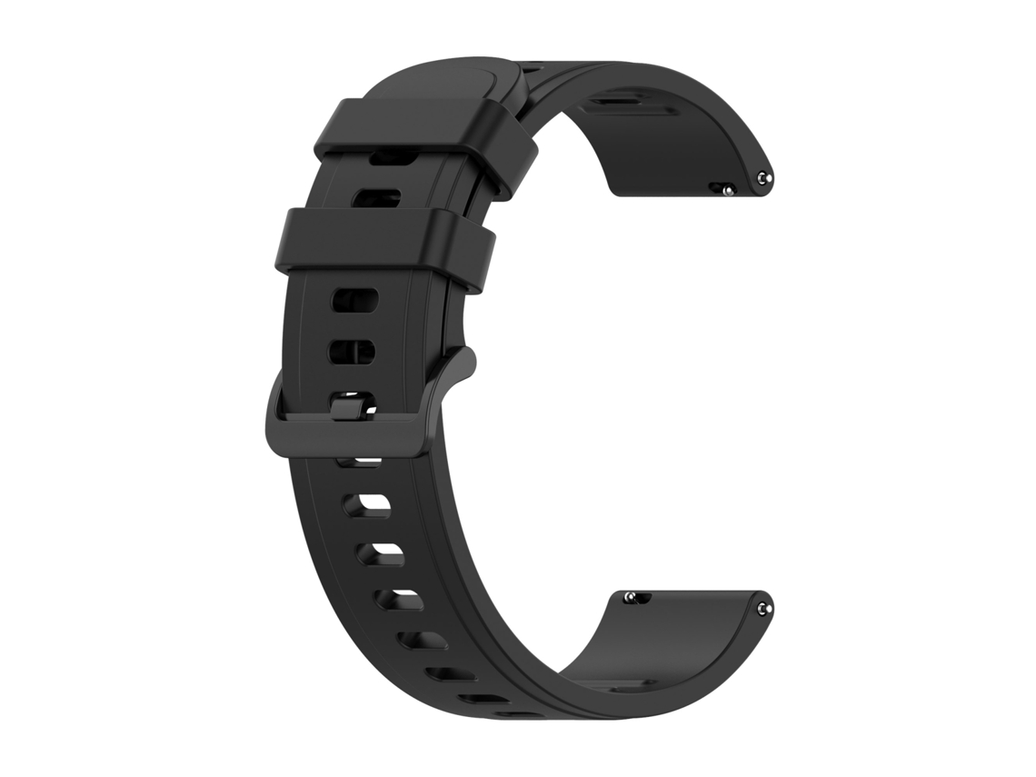 Pulseira De Relógio De Silicone De Cor Sólida (preto) Para Xiaomi Watch S1 Active / Watch Color 2