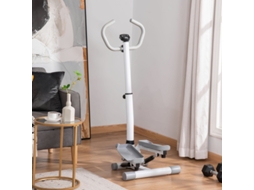 Bicicleta Stepper Para Casa Com Tela Lcd Velocidade Ajustável Abs 55 X 53 X 118-128 Cm Cs