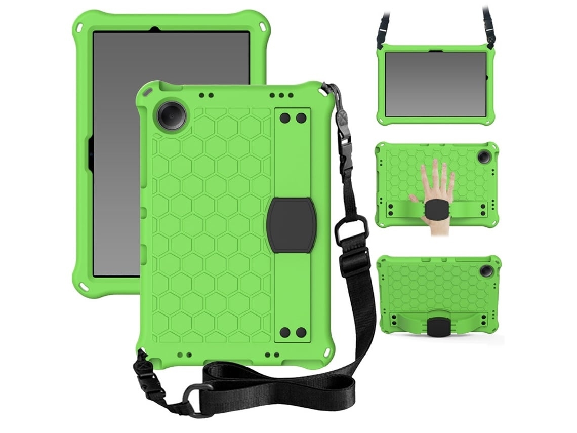 Capa Para Tablet Lurelia, Compatível Com Samsung Galaxy Tab S6 Lite 10.4 P615/p610, Verde, Suporte Giratório, Proteção Antiquedas