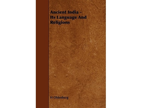 Livro Ancient India Its Language And Religions de H Oldenberg (Inglês)
