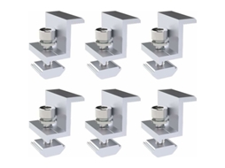 Conjunto de 6 Suportes para Montagem Painéis Solares BRILVIBERA