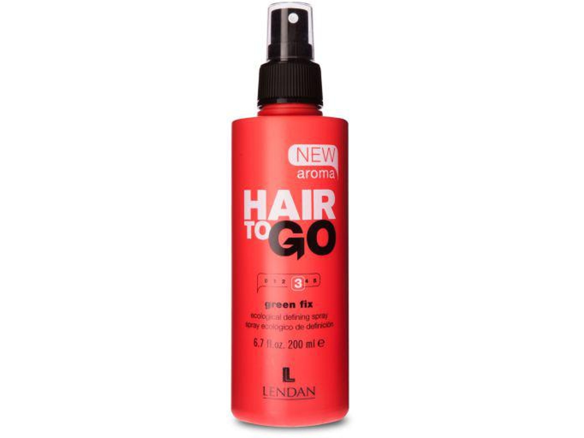 Lendan Green Fix Hair To Go Spray De Acabamento Verde 200 Ml