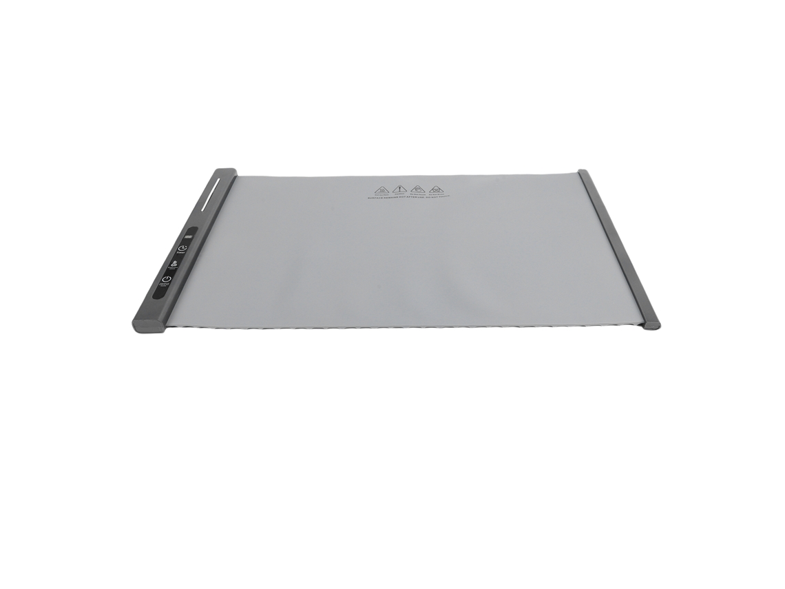 Laxiscreed Prato Aquecedor Portátil Em Silicone Com Display Digital E Aquecimento Rápido