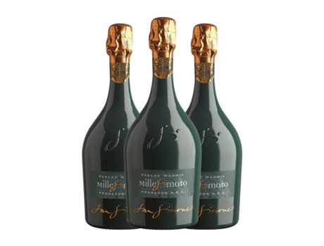 Espumante GINO BRISOTTO Millesimato Spumante Green Glera Brut Prosecco (0.75 L - 3 Unidades)