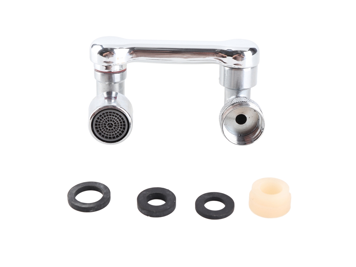 Extensor de torneira giratório de 1080 graus, extensor universal anti-vazamento para cozinha e banheiro com filtro.