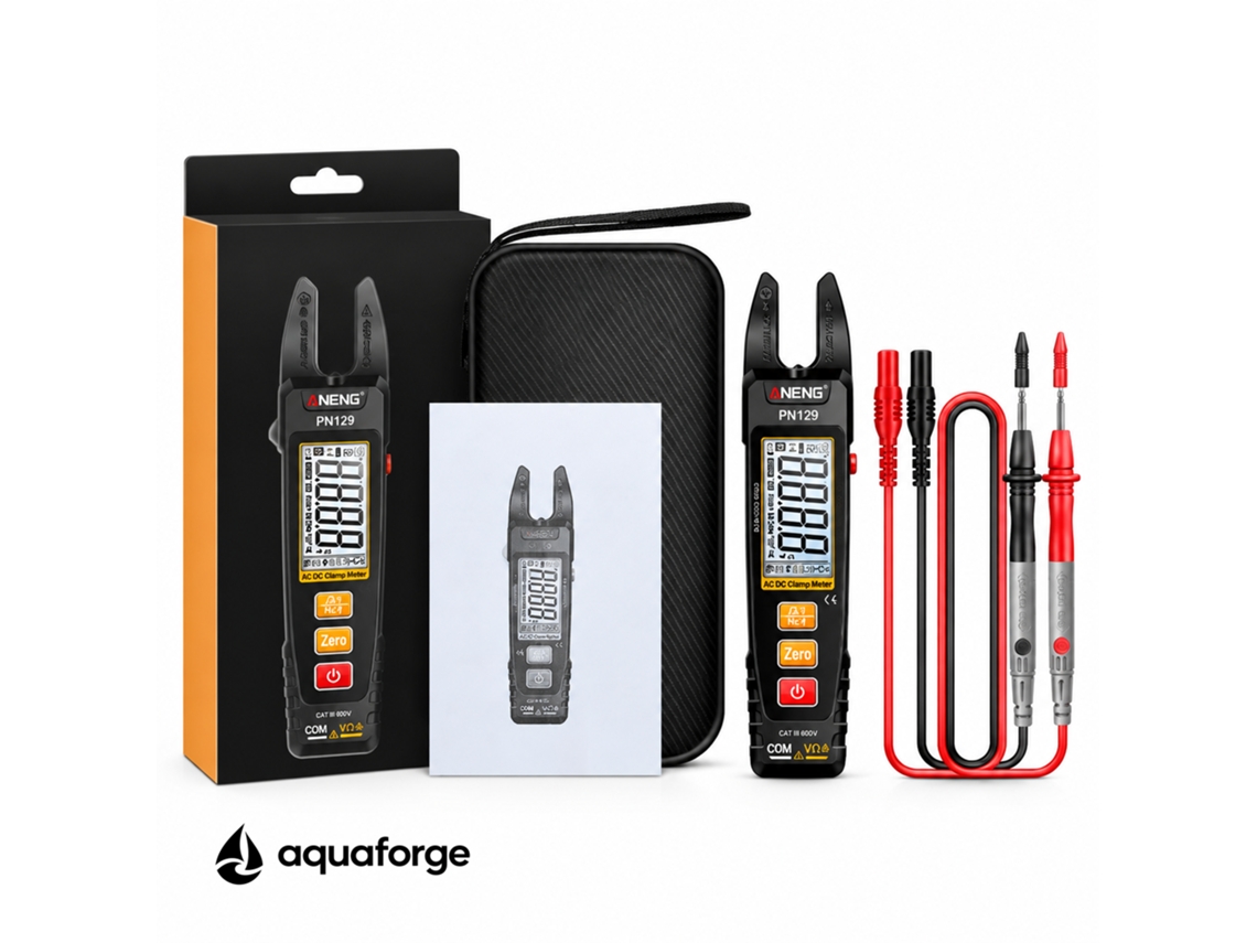 Alicate Amperimétrico Aquaforge Pn130, Ncv