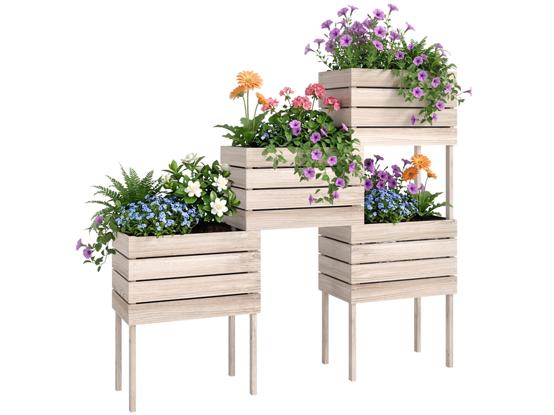 Mini Estante de Jardim com 5 Prateleiras em Aço 69x49x193cm verde BTFORUS