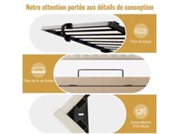 Cama Estofada 180 X 200 Cm Base com Sistema Hidráulico e Iluminação Led, Usb/type c, Cabeceira com Prateleira e Espaço de Arrumação Bege NOVELA