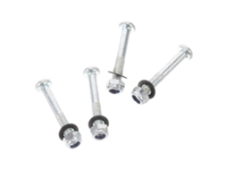 Conjunto De 2 Parafusos E Porcas M6 Para Apoios Braço Cadeiras Dobráveis, Em Metal Prateado, Maior Durabilidade E Fácil